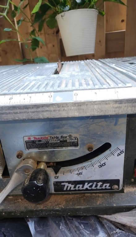 Photo of free Makita Table Saw. AS IS (Danforth and Greenwood) #1