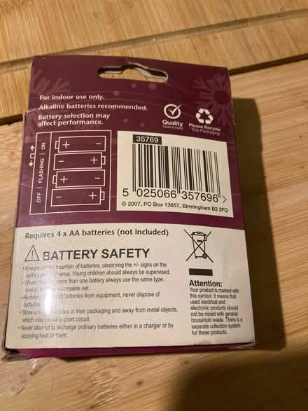 Photo of free Battery flashing fairy lights (Battersea SW11) #2