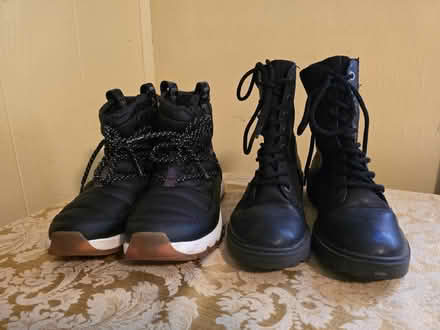 Photo of free 2 Pair Black Boots- W6 (West 7th) #1