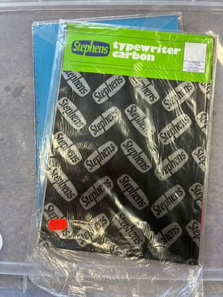 Photo of free Typewriter carbon papers (Great Boughton CH3) #1