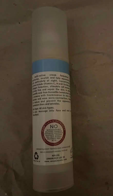 Photo of free Face cream (Finsbury Park N4) #2