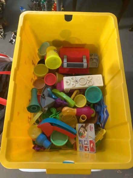 Photo of free Bin of play-doh toys (Bloomfield, NJ) #1