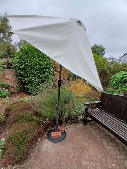 Photo of free Garden parasol with base (North Ascot SL5) #3