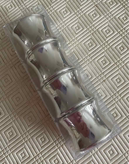 Photo of free Silver Gilded Plastic Napkin Rings (Off Chestnut Drive TA1) #1