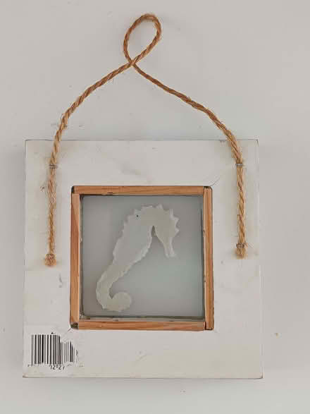 Photo of free Wooden framed seahorse wall hanging decor (Orgreave S13) #2