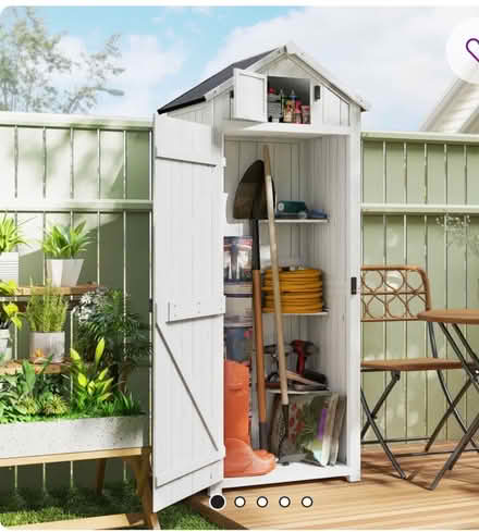 Photo of Small shed or solid wooden cupboard (Hanwell W7) #3