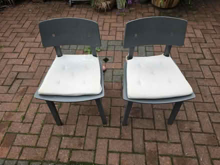 Photo of free Pair of Wooden IKEA Sigurd Chairs with Ikea Cushion Pads (Phippsville NN1) #1