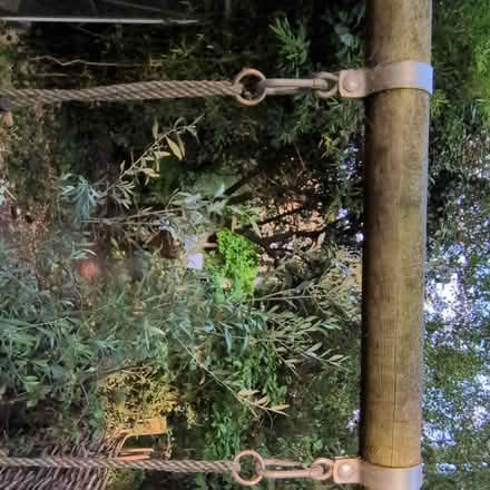 Photo of free Double wooden children's swing (Petersfield CB1) #4