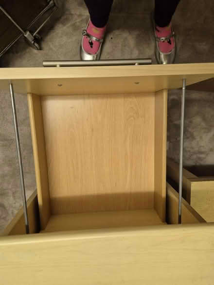 Photo of free Light wood effect filing cabinet (Thornbury BS35) #1