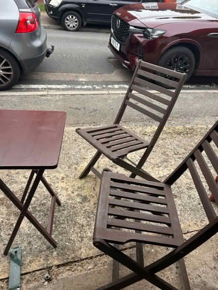 Photo of free Folding chairs & table (Withyham TN7) #1