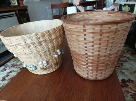 Photo of free wicker waste baskets (Seaside BN23) #1
