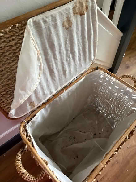 Photo of free Wicker storage basket with handles. (Morrell Avenue OX4) #3