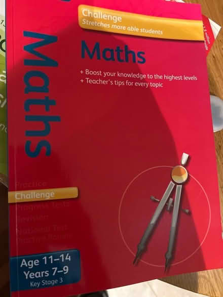 Photo of free KS3 (year 7-9) Maths challenge book (Little Chalfont HP8) #1