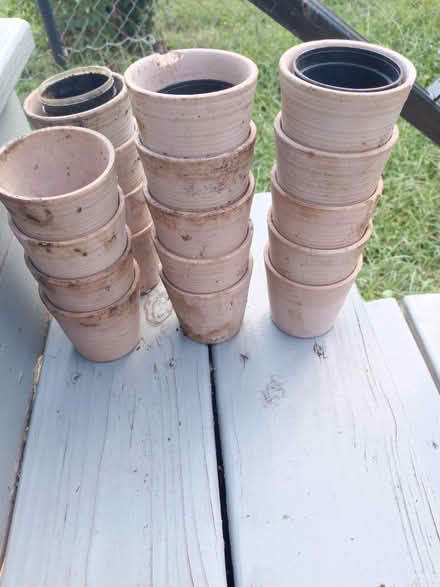 Photo of free 18x 3" ceramic pots (Mt Rainier MD) #1