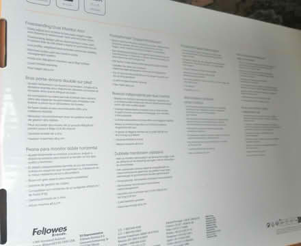 Photo of free Fellowes freestanding duel monitor (Worcester) #2