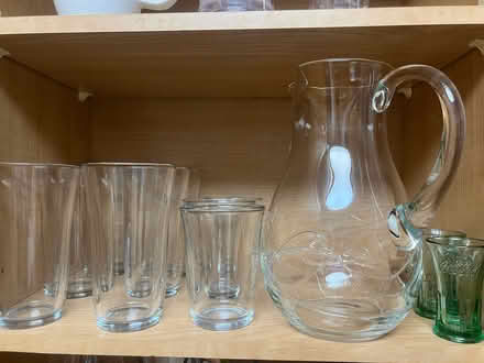 Photo of free Glass Pitcher and Drinking Glasses (Arlington, VA) #2