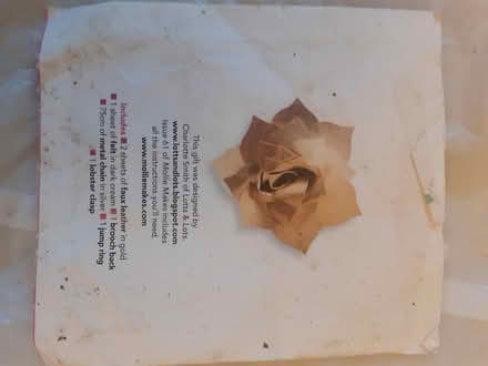 Photo of free Gold material craft kit (Birmingham City Centre B1) #2