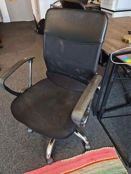 Photo of free Black office chair (Piccadilly Circus W1F) #1