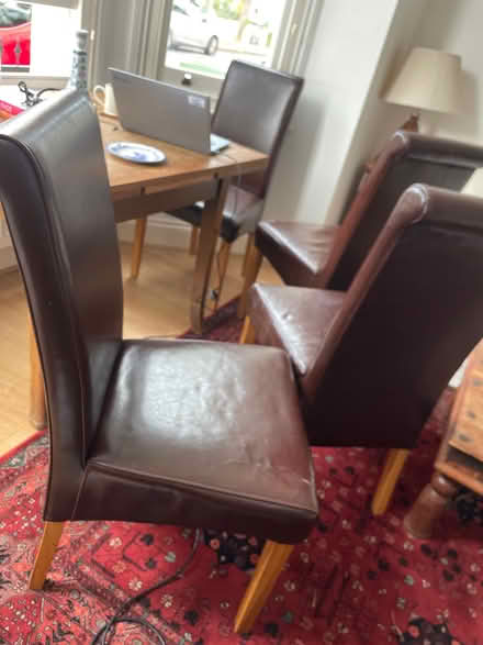 Photo of free 4 chairs (Loftus Road W12) #1