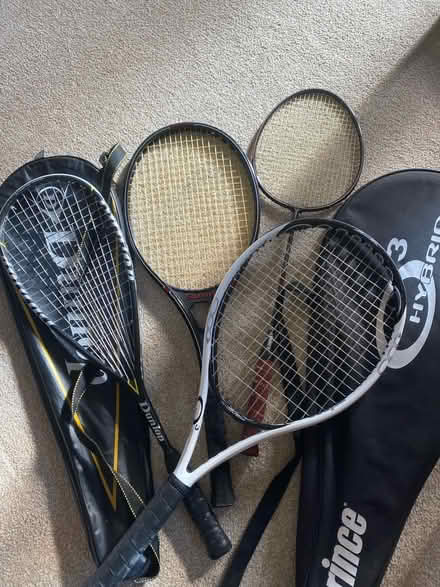 Photo of free Collection of rackets (WR15 Leigh Sinton) #1