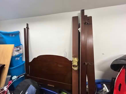 Photo of free Queen size bed frame, canopy (Northeast Seattle) #2