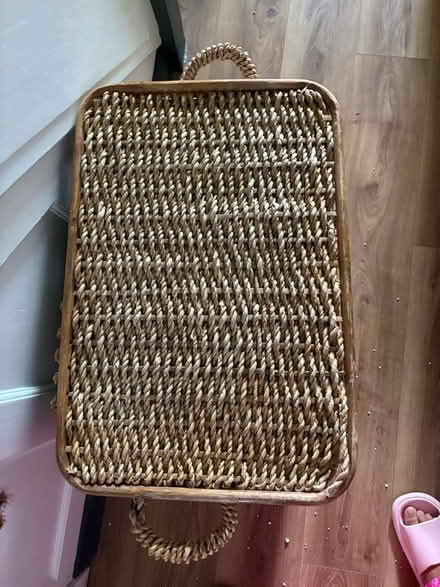 Photo of free Wicker storage basket with handles. (Morrell Avenue OX4) #2