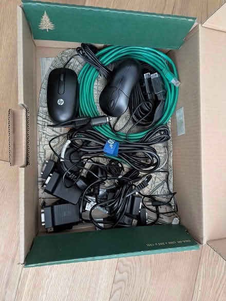 Photo of free Computer cables and accessories (Fishborne, nr Chichester. PO18) #1