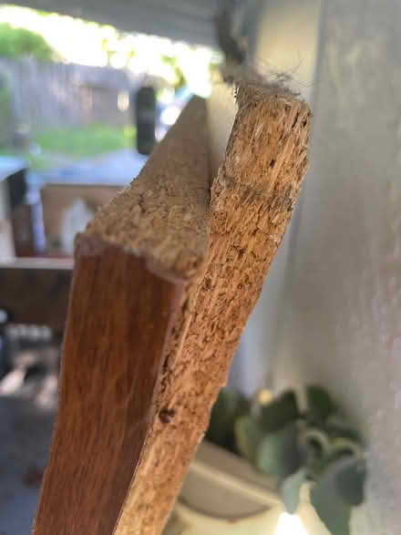 Photo of free 2 particle board wooden shelves (Vero beach fl) #1