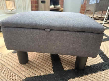 Photo of free Grey footstool (Rahn Rd CM16) #1