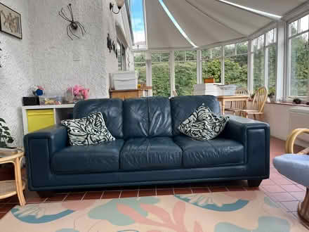 Photo of free Leather sofa (Letchworth, SG6) #1