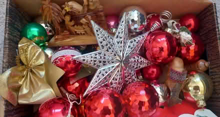 Photo of free Box of Christmas Decorations (Kents Bank LA11) #2