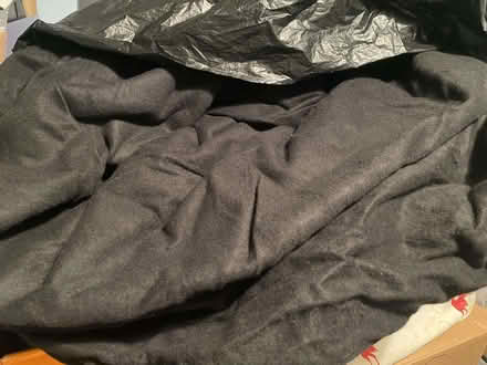 Photo of free Black felt cloth/backdrop - bin bag full (Church Crookham GU52) #1