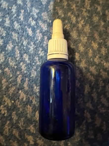 Photo of free Blue glass dropper bottle (Ashford TW15) #1