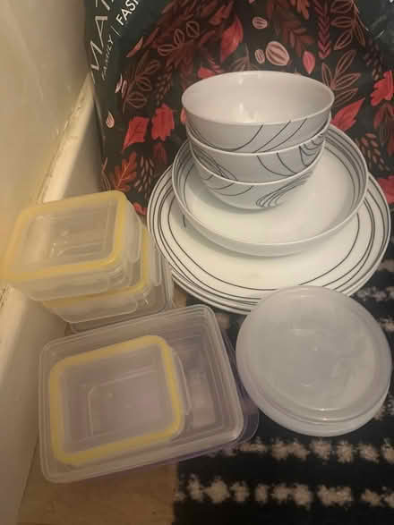 Photo of free Plates, bowls, scales, food boxes (Oakwood LS8) #3