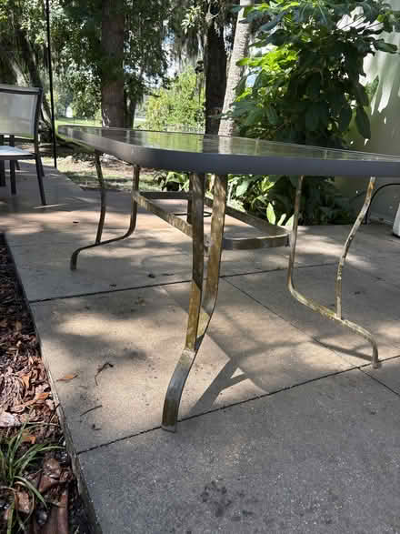 Photo of free Outdoor table- aluminum (Hammock area of Palm Coast) #3