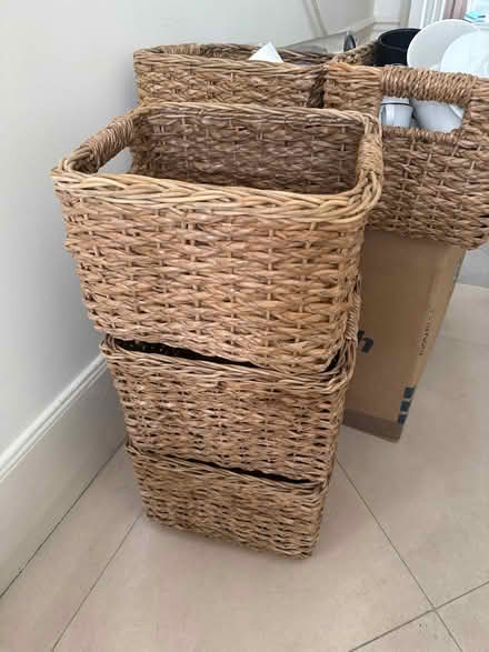 Photo of free Baskets (5 items 7h, 11w, 10d inches) (Chelsea SW3) #1