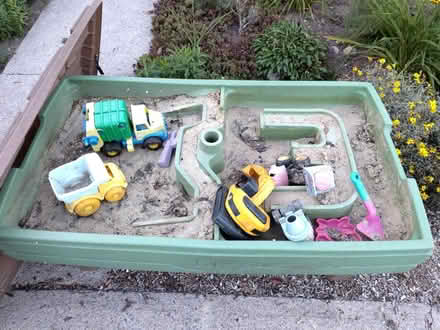Photo of free Standing sand box with toys (Old Ottawa south) #1