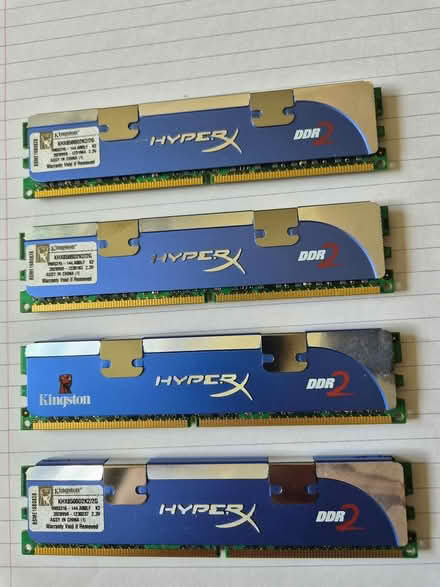 Photo of free Kingston Hyper X 4x2GB SDRAM (Dorking RH5) #1