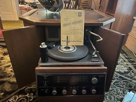Photo of free Record player table (I mile south of Menomonie) #2