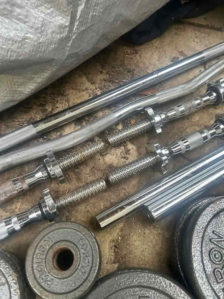 Photo of free Free weights, bars & battlerope (London SW19) #1
