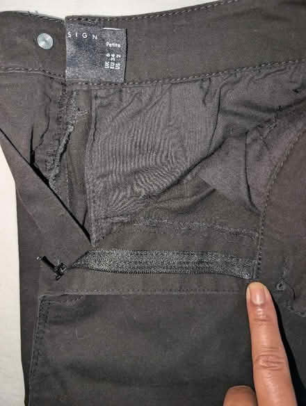 Photo of free Black trousers (Millwall E14) #3