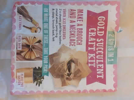 Photo of free Gold material craft kit (Birmingham City Centre B1) #1