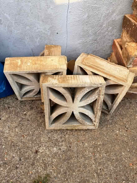 Photo of free Decorative concrete brick wall inserts (North Herts SG4) #1