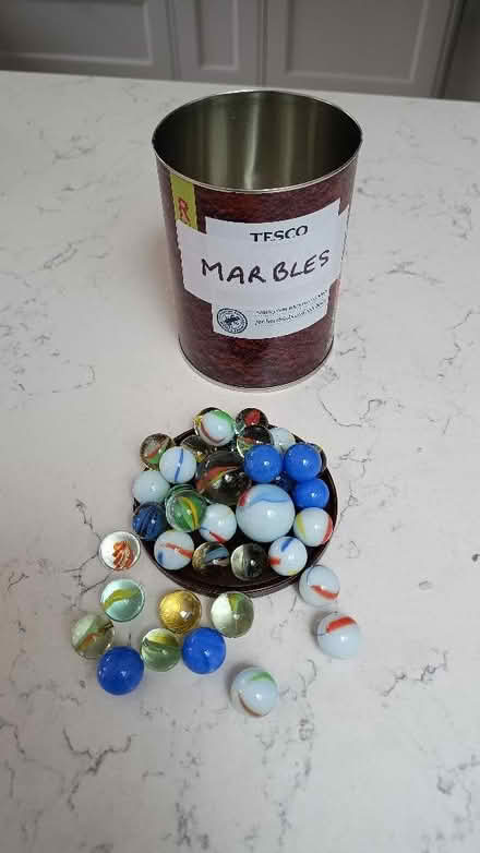 Photo of free Old fashioned writing paper & marbles (Barley SG8) #2