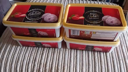 Photo of free 4 ice cream tubs (Old Harlow CM17) #1