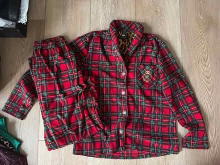 Photo of free Fleece plaid pajamas (Astoria) #1