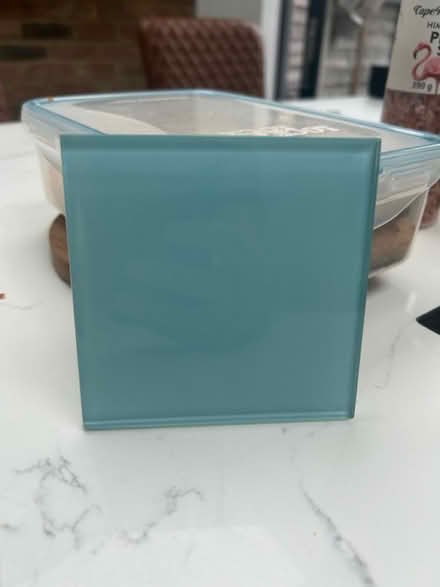 Photo of free Blue glass wall tiles (Reigate RH2) #1