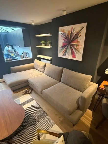 Photo of free Sofa, cupboard, coffee table, garden table, side table & Art (High St Ken W8) #3