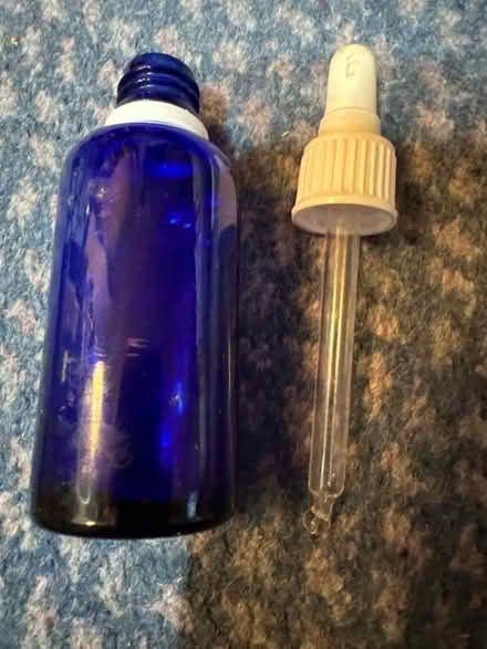 Photo of free Blue glass dropper bottle (Ashford TW15) #2