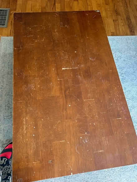 Photo of free Solid wood low table (Randolph NJ) #3